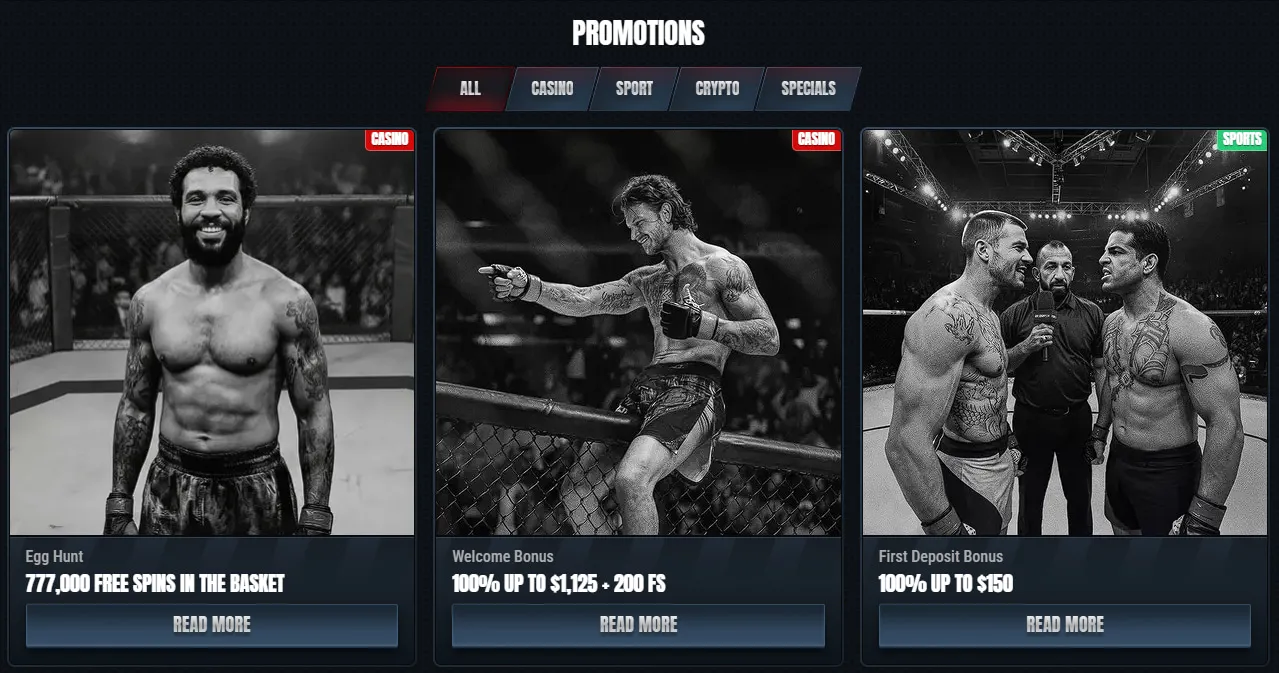 Pięć poziom&oacute;w programu VIP Glorion Casino